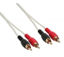 InLine 10m 2x RCA M/M 10m 2 x RCA black Rot white Audio-Kabel (89933Y) ( 89933Y Inline_ 89933Y ) adapteris