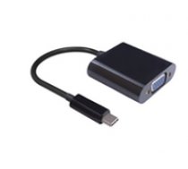 MicroConnect  USB - C to VGA ADAPTER Black Black  Max. 1920x1080p 60Hz ( USB3.1CVGA USB3.1CVGA USB3.1CVGA )