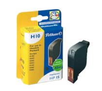 HP Pelikan H10 C6615D/N - HP15 comp. black H10 ( 339294 PELC6615DE ) kārtridžs