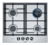 Bosch Hob PCH6A5B90 Gas  Number of burners/cooking zones 4  Stainless steel  ( PCH6A5B90 PCH6A5B90 PCH6A5B90 ) plīts virsma