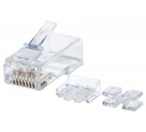 Intellinet Modular plug RJ45 8P8C Cat6A UTP for solid wire 80 plugs in jar ( 790550 790550 790550 )