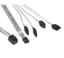 Supermicro SAS3 cross-over Cable SFF-8643 (mini SAS HD) to 4 x SATA 55cm ( CBL SAST 0631 CBL SAST 0631 CBL SAST 0631 ) Datora korpuss