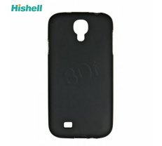 Hishell Super plāns silikona aizmugures apvalks Samsung i9500 i9505 Galaxy S4 Melns (EU Blister) ( GB004 SGS4 B ) maciņš  apvalks mobilajam telefonam