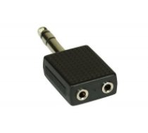 Adapter AV InLine Audio 6.3mm jack meski Stereo - 2x 3.5mm jack zenski Stereo (99304) ( 99304 Inline_ 99304 )