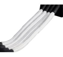 Silverstone 4-Pol-Molex auf 4x SATA Verlangerung - 300mm white ( SST PP07 BTSW SST PP07 BTSW SST PP07 BTSW ) kabelis datoram