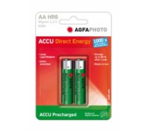 1x2 AgfaPhoto Akku NiMh Mignon AA 2100 mAh Direct Energy ( 70130 70130 70130 ) Baterija