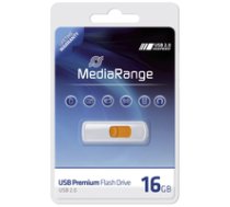 USB-Stick 16GB MediaRange USB 2.0 Slider yellow ( MR972 ) USB Flash atmiņa