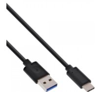 InLine USB C - USB A (M/M) Black 2m (35712) ( 4043718249756 35712 ) USB kabelis