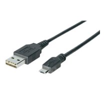 Sharkoon USB 2.0 A-B Micro black 3 0m ( 4044951015504 ) USB kabelis