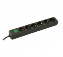 Brennenstuhl ECO-Line 6 fold black 1 5m + switch ( 1159500015 1159500015 1159500015 ) elektrības pagarinātājs