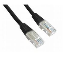 Gembird patchcord RJ45 cat.5e UTP 5m black ( PP12 5M/BK ) tīkla kabelis