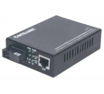 Intellinet Media converter WDM 10/100/1000Base-TX (RJ45) / 1000Base-LX (SM SC) ( 545075 545075 545075 ) datortīklu aksesuārs