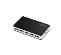 DIGITUS HUB 10-port USB2.0  incl. power supply  black ( DA 70229 DA 70229 DA 70229 ) USB centrmezgli