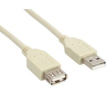 Kabel USB InLine USB A/A 1m Pelēks (34610X) ( 34610X Inline_ 34610X ) USB kabelis