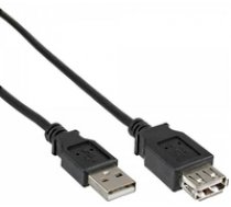 USB Verl. Delock A - A St/Bu 0.50m sw ( 83401 83401 83401 ) USB kabelis
