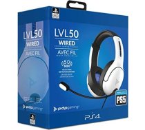 PDP LVL50 Wired Stereo Gaming Headset white ( 051 099 EU WH 051 099 EU WH ) austiņas