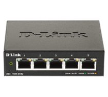 D-Link 5-Port Gigabit Smart Managed Switch DGS-1100-05V2 Managed  Desktop  Power supply type External  Ethernet LAN (RJ-45) ports 5 79006945 ( DGS 1100 05V2 DGS 1100 05V2 DGS 1100 05V2 ) komutators