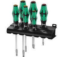 Wera 334 SK / 6 Rack - Kraftform Plus screwdriver set ( 05007680001 )