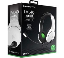 PDP LVL40 Wired Stereo Gaming Headset white ( 049 015 EU WH ) austiņas
