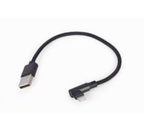Gembird CC-USB2-AMLML-0.2M USB cable USB 2.0 USB A Micro-USB B/Lightning Black ( CC USB2 AMLML 0.2M ) USB kabelis