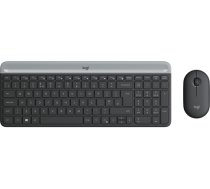 LOGITECH Slim Wireless Keyboard and Mouse Combo MK470 - GRAPHITE - FRA - 2.4GHZ - CENTRAL ( 920 009190 920 009190 920 009190 ) klaviatūra
