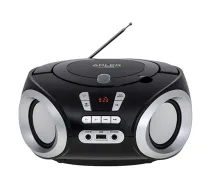 Adler AD 1181 CD player Portable CD player Black Silver ( AD 1181 5902934838580 AD 1181bs AD1181 ) magnetola