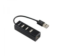 Sbox USB 4 Ports USB HUB H-204 black ( 0616320532451 H 204 ) USB centrmezgli