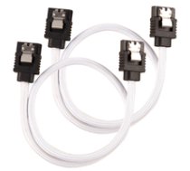 CORSAIR SATA Data Cable Set 30cm White ( CC 8900249 CC 8900249 CC 8900249 ) aksesuārs datorkorpusiem