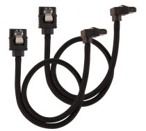CORSAIR SATA Data Cable Set 30cm Black ( CC 8900278 ) aksesuārs datorkorpusiem