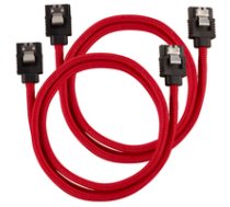 CORSAIR SATA Data Cable Set 60cm Red ( CC 8900254 CC 8900254 CC 8900254 ) aksesuārs datorkorpusiem