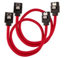 CORSAIR SATA Data Cable Set 30cm Red ( CC 8900250 CC 8900250 CC 8900250 ) aksesuārs datorkorpusiem