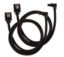 CORSAIR SATA Data Cable Set 60cm Black ( CC 8900282 CC 8900282 CC 8900282 ) aksesuārs datorkorpusiem
