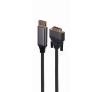 Gembird CC-DPM-DVIM-4K-6 video cable adapter 1.8 m DisplayPort DVI Black ( CC DPM DVIM 4K 6 CC DPM DVIM 4K 6 CC DPM DVIM 4K 6 ) kabelis video  audio