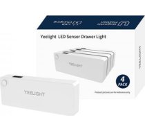 Yeelight LED Sensor Drawer Light  Rechargeable battery  USB-C  4pcs pack ( 6924922212874 YLCTD001 6924922212874 YLCTD001 4pc ) apgaismes ķermenis