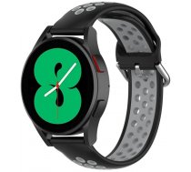 Tech-Protect watch strap SoftBand Samsung Galaxy Watch4  black/grey 9589046917202 ( 9589046917202 9589046917202 ) Viedais pulkstenis  smartwatch