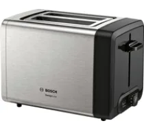 Bosch DesignLine Toaster TAT4P420 Power 970 W Number of slots 2 Housing material Stainless Steel Stainless steel/Black ( TAT4P420 ) Tosteris
