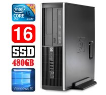 HP 8100 Elite SFF i5-650 16GB 480SSD DVD WIN10 PG5330 (PIG411505330) ( JOINEDIT25761123 ) dators