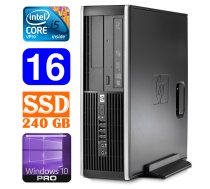 HP 8100 Elite SFF i5-650 16GB 240SSD DVD WIN10Pro PG5396 (PIG411505396) ( JOINEDIT25761038 ) dators