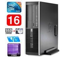 HP 8100 Elite SFF i5-650 16GB 240SSD+1TB DVD WIN10Pro (Atjaunots) ( RW5401 RW5401 )