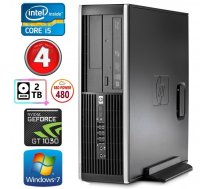 HP 8100 Elite SFF i5-750 4GB 480SSD+2TB GT1030 2GB DVD WIN7Pro RW8160W7 (EWS411508160) ( JOINEDIT25762601 )