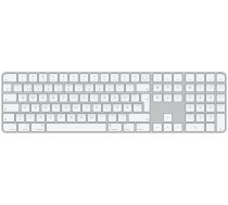 Apple Magic Keyboard with Touch ID and Numeric Keypad Wireless  for Mac models with Apple silicon  Bluetooth  Swedish ( MK2C3S/A MK2C3S/A MK2C3S/A ) datortehnikas aksesuārs