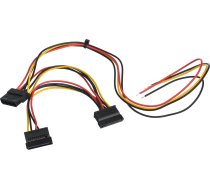 Akyga Molex - SATA x2  0.4m  Wielokolorowy (AK-SC-24) ( AK SC 24 AK SC 24 AK SC 24 ) kabelis datoram