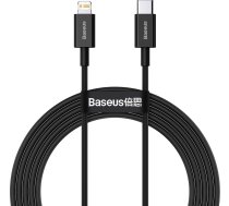 Kabel USB Baseus USB-C - Lightning 2 m Czarny (BSU2663BLK) ( BSU2663BLK CATLYS-C01 ) USB kabelis