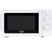 Adler Microwave Oven AD 6205 Brīvi stāvošs  700 W  White  5  Defrost  20 L ( AD 6205 AD 6205 ) Mikroviļņu krāsns