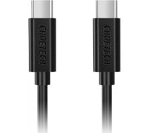 CHOETECH USB-C USB-C Quick Charge  1m CC0002 ( CC0002 BLACK CC0002 BLACK CC0002 BLACK ) USB kabelis