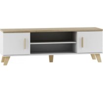 Cama TV stand LOTTA 160 2D2K white/sonoma ( RTV LOTTA 160 2D2K RTV LOTTA 160 2D2K )