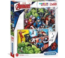 Clementoni Puzzle 2x60 elementow Super Kolor - Avengers GXP-684703 (8005125216055) ( JOINEDIT19594752 ) puzle puzzle