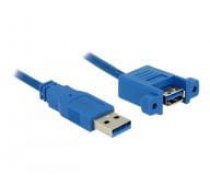 DeLOCK USB 3.0 A  1m USB cable USB 3.2 Gen 1 (3.1 Gen 1) USB A Blue 4043619851126 ( 85112 85112 85112 ) USB kabelis