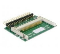 DELOCK IDE Adapter IDE 44Pin - CF Card I/II vertikal ( DE 91655 91655 ) piederumi cietajiem diskiem HDD