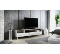 Cama RTV stand LOTTA 180cm white + sonoma oak ( LOTTA TV18 3S3K LOTTA TV18 3S3K )